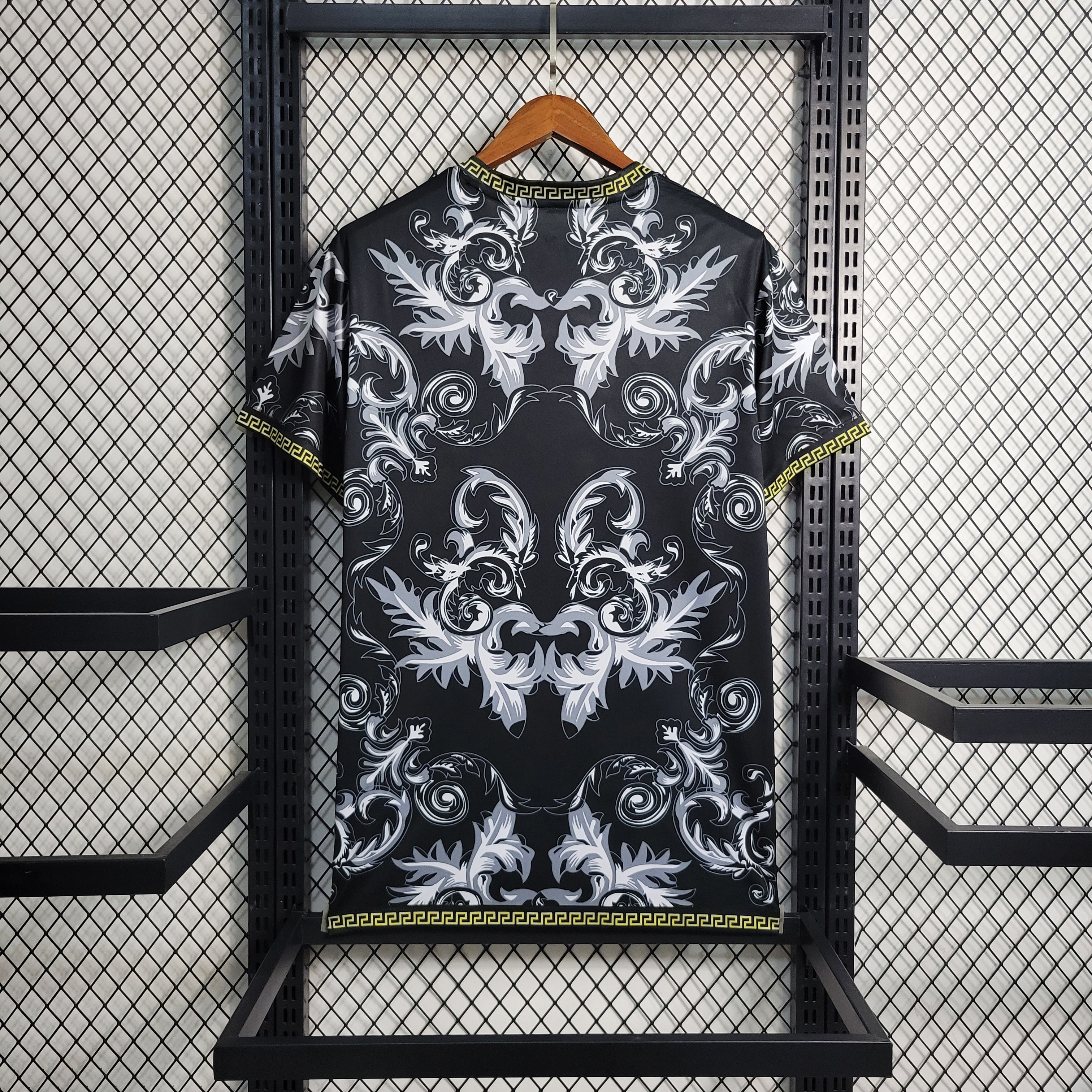 Maillot Italie Noir Versace 24/25