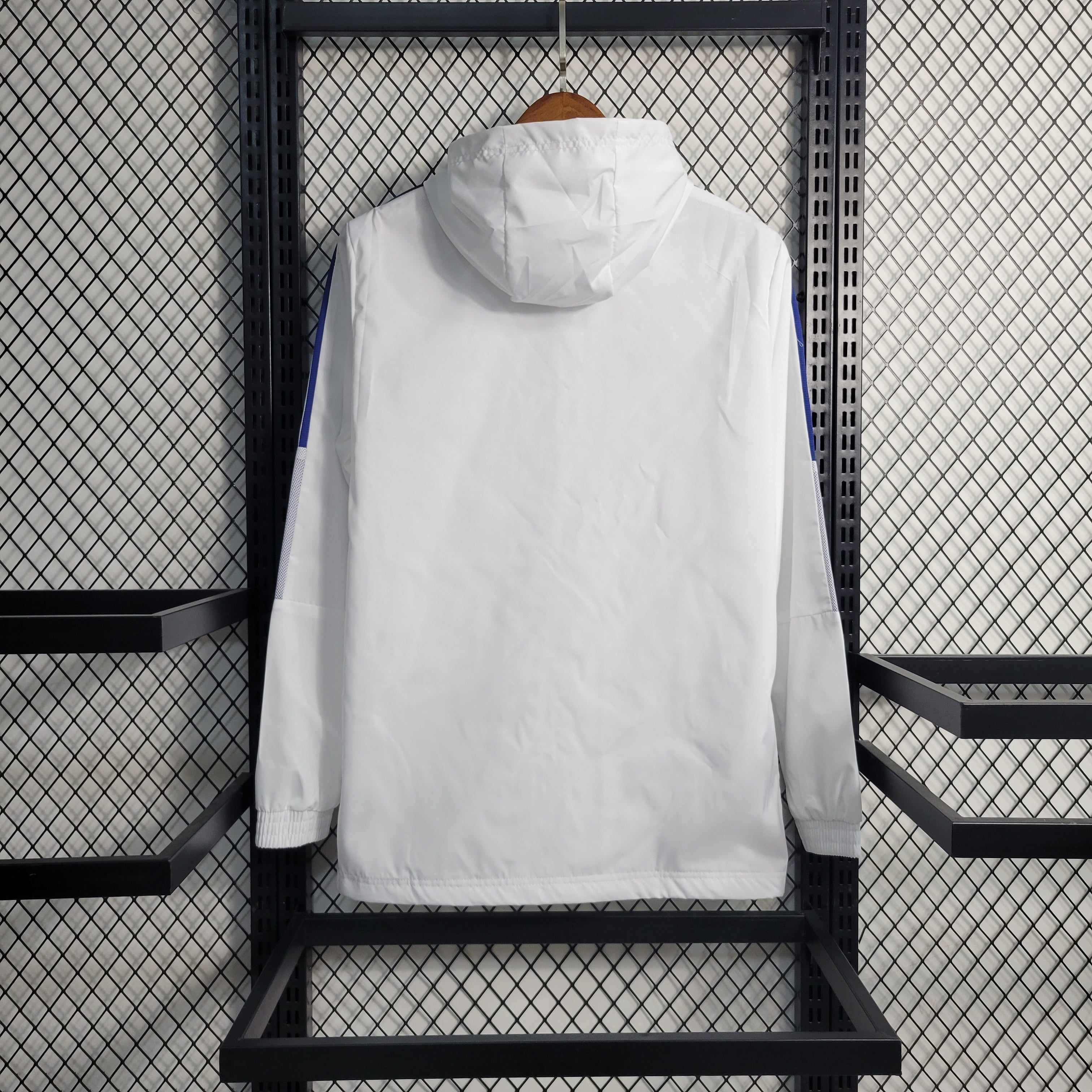 Veste Windbreaker Real Madrid Blanche Simple